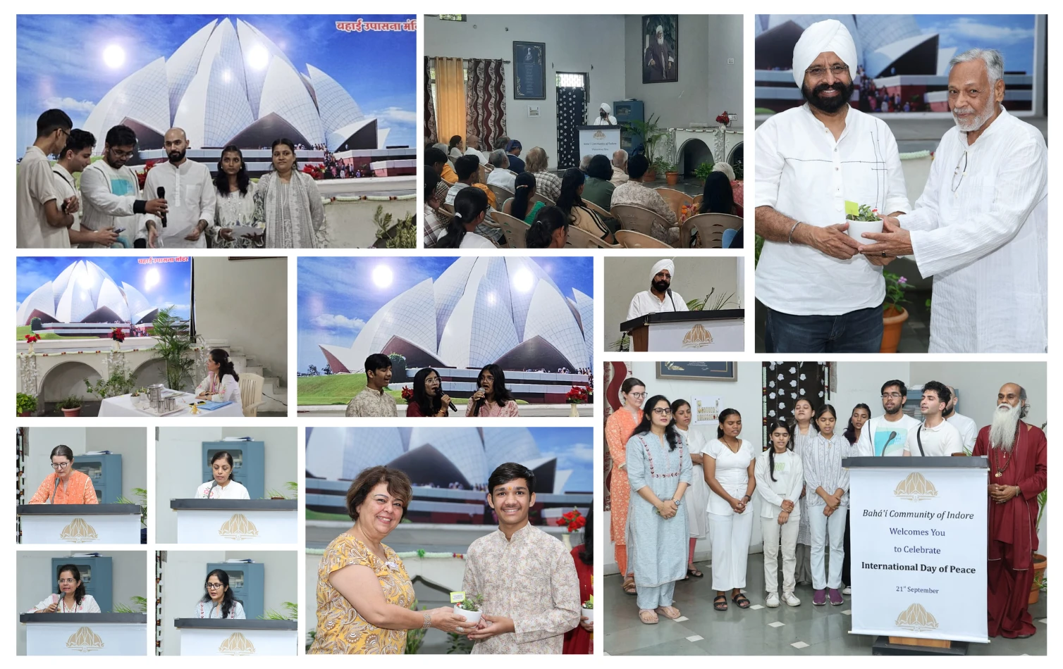 Indore Bahai Community Observes International Day of Peace
